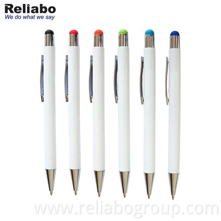 Spray glue metal ballpoint pens custom logo advertising hotel gift promotion business office gel pen